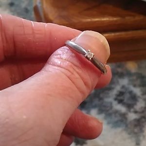 .925 diamond accent  ring can Sz7
